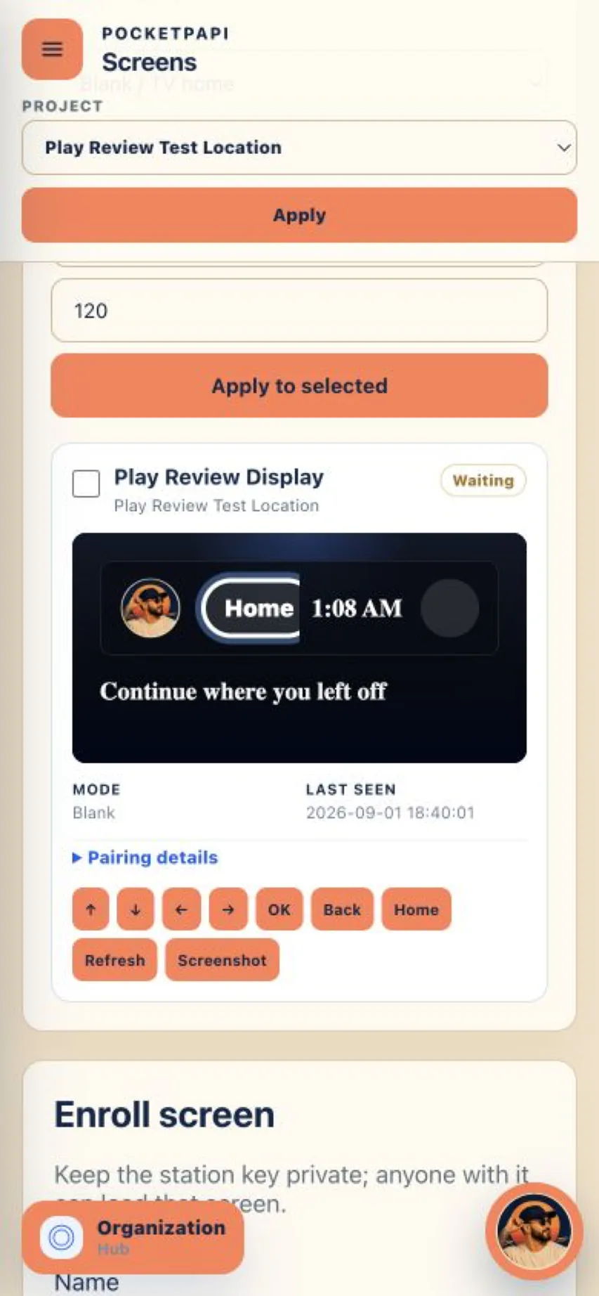 PocketPapi Screens screenshot 3