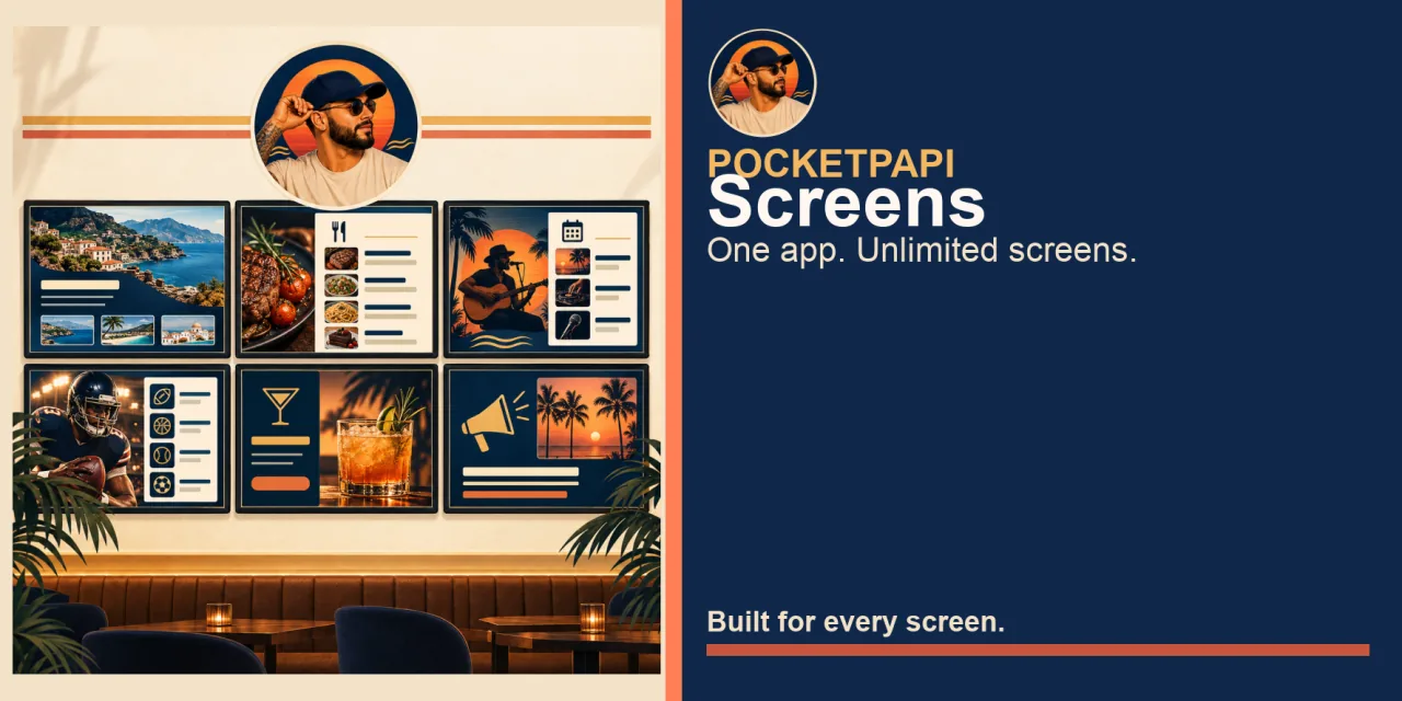 PocketPapi Screens feature photo